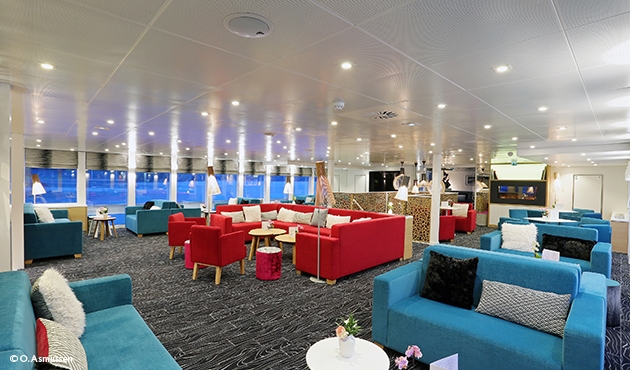Sala bar nave Elbe Princesse premium porivertral